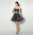 Short Sweetheart Neck Embroidery With Crystal Homecoming Dress