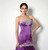 Mermaid Purple Satin Sweetheart Neck Appliques Prom Dress