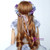 Girl Headdress Flower Cinderella Blue Hair Accessory