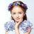 Girl Headdress Flower Cinderella Blue Hair Accessory