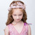 Children's Hair Accessories Pink Flowers Hair Accessories Garland