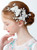 Children's White 2 piece  Hair Accessories Dress Accessories Clip 