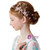 Girl Hair Accessories Princess Crown Clip Pink Flowers