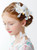 Princess Crown White Hair Garland Little Girl Edge Clip
