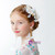 Princess Crown White Hair Garland Little Girl Edge Clip