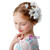 Princess Crown Hair Accessories With White Flowers On The Side