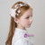 Children's Headwear Princess Pink Flower Pearl Hairband