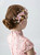 Princess Pink Flower Gold Butterfly Tiara Hairpin Girls Accessories