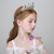 The Girl Princess Crown White Big Tiara Hairband