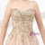 Champagne Ball Gown Sweetheart With Beading Prom Dress