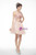 Pink Halter Tulle Backless Two Piece Homecoming Dress