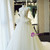 White Tulle Sweetheart High Waist Appliques Wedding Dress