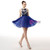 Blue Tulle Sleeveless Embroidery Beading Homecoming Dress