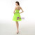 Green Chiffon Sweetheart Neck With Crystal Homecoming Dress