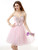 Pink Sweetheart Tulle With Beading Homecoming Dress