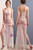 In Stock:Ship in 48 hours Pink Spaghetti Straps Allure See Through Prom Dress