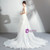 In Stock:Ship in 48 hours White V-neck Tulle Wedding Dress