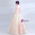 In Stock:Ship in 48 hours Pink Appliques Cap Sleeve Wedding Dress