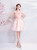 In Stock:Ship in 48 hours Pink Tulle Appliques Homecoming Dress