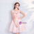 In Stock:Ship in 48 hours Pink Tulle Appliques Homecoming Dress
