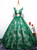 In Stock:Ship in 48 hours Green Ball Gown Lace Quinceanera Dresses