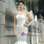 White Mermaid Strapless Tulle Satin With Beading Wedding Dress