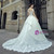 White Ball Gown Satin Off The Shoulder Appliques Wedding Dress