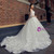 White Ball Gown Tulle Appliques Off The Shoulder Wedding Dress