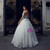 White Sweetheart Neck Corset Tulle Lace Floor Length Wedding Dress