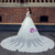 White Tulle Lace Appliques Off The Shoulder Long Sleeve Wedding Dress