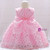 In Stock:Ship in 48 Hours Pink Lace Sequins Little Girl Dress