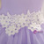 In Stock:Ship in 48 Hours Purple Tulle Appliques Little Girl Dress