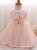 In Stock:Ship in 48 Hours Pink Tulle With Flower Litter Girl Dress