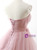 Pink Ball Gown Sweetheart Neck Tulle Appliques Wedding Dress