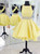 Short Satin Backless Sweet 16 Homecoming Dress Cocktail Party Dress