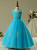 In Stock:Ship in 48 Hours Princess Aisha Skirt Frozen Blue Tulle Girl Dress