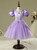 In Stock:Ship in 48 Hours Short Princess Purple Tulle Skirt Girl