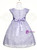 In Stock:Ship in 48 Hours Purple Lace Cap Sleeve Flower Girl Dress