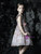 In Stock:Ship in 48 Hours Pink Print Appliques Flower Girl Dress