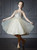 In Stock:Ship in 48 Hours Light Champagne Tulle Appliques Girl Dress