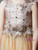 In Stock:Ship in 48 Hours Champagne Tulle Appliques Ankle Girl Dress