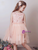 In Stock:Ship in 48 Hours Pink Tulle Appliques Short Flower Girl Dress