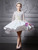 In Stock:Ship in 48 Hours White Tulle Long Sleeve Appliques Girl Dress