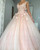 Prom Dress Handmade Flowers and Shimmery Glitter Wedding Gowns