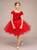 Red Velvet Tulle Cap Sleeve Short Knee Length Flower Girl Dress