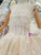 Champagne Ball Gown Strapless Sequins Tulle With Beading Wedding Dress