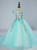 Blue Ball Gown Tulle Off The Shoulder Flower Girl Dress
