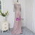 A-line 3/4 Sleeves Chiffon Lace Wedding Party Dress Mother Dresses