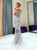 Silver Mermaid Sequins Tulle Off The Shoulder Prom Dress