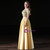 Yellow Two Piece Satin Spaghetti Straps Prom Dress With Flower